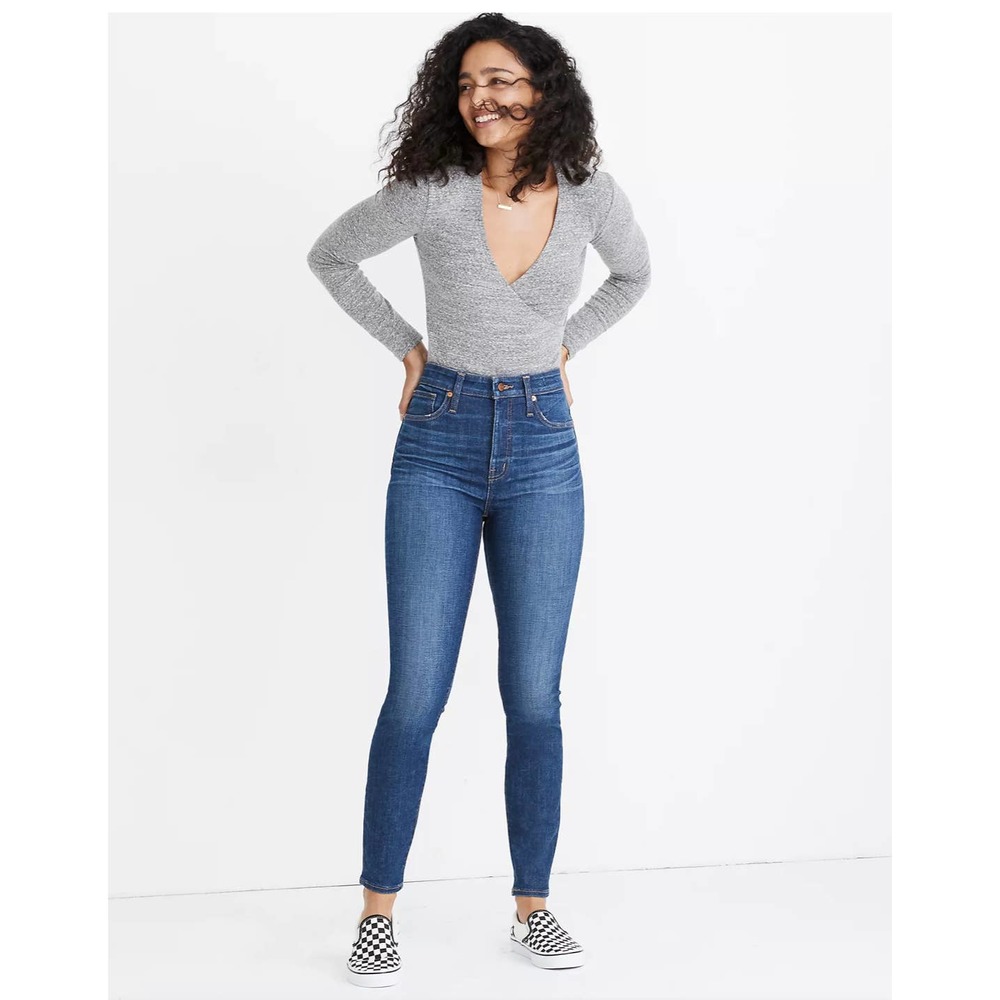Madewell Curvy High-Rise Skinny Jeans in Moreaux Wash Women Size 28